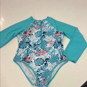 Tropical Floral Kids Swimwear